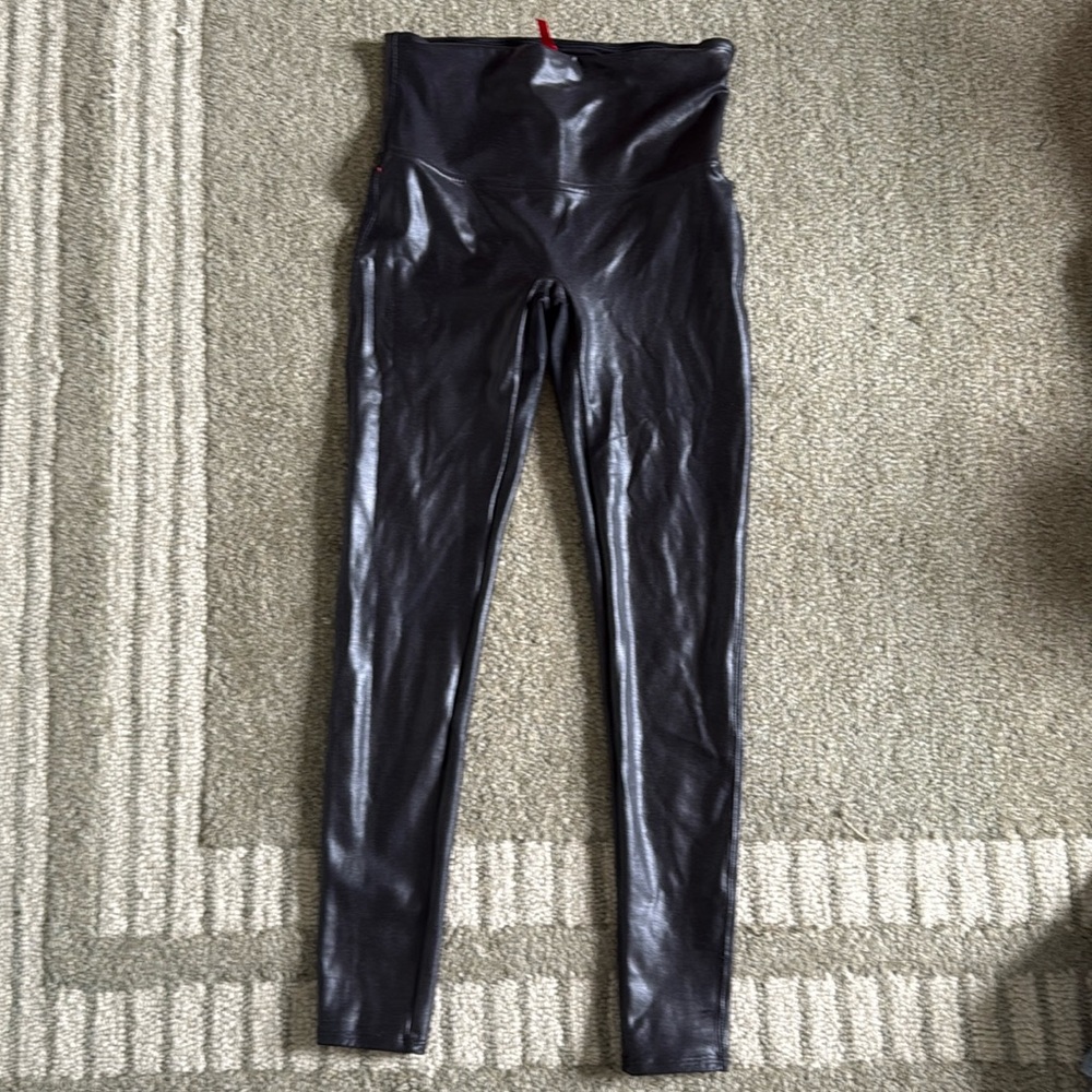 Spanx faux leather leggings